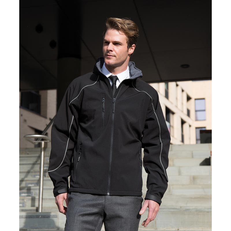 Hooded softshell jacket - Navy XS